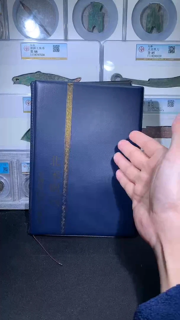 铜御泉收藏北宋大纲钱币册120枚