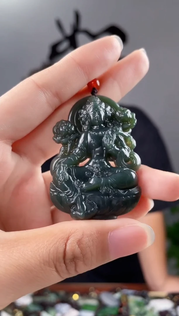 和田玉未镶嵌颈饰拍一发一，多样性发货