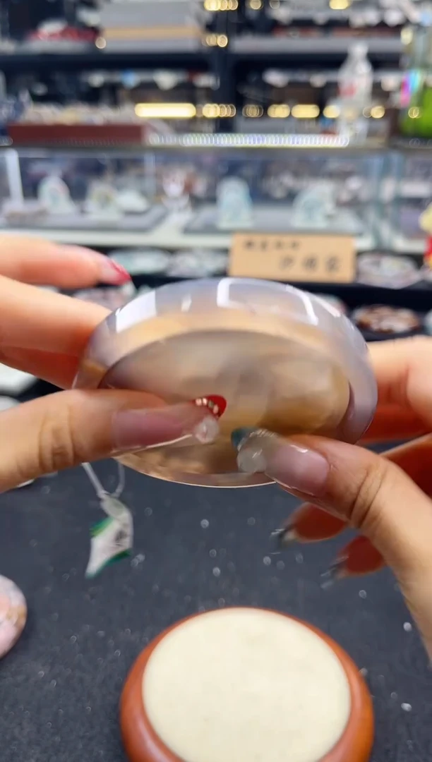 未镶嵌手镯石英质玉瑾圈口（赠品镯心）