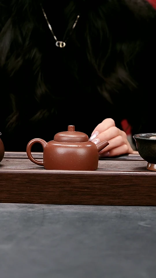 【闪购商品】紫砂茶壶红降坡百纳