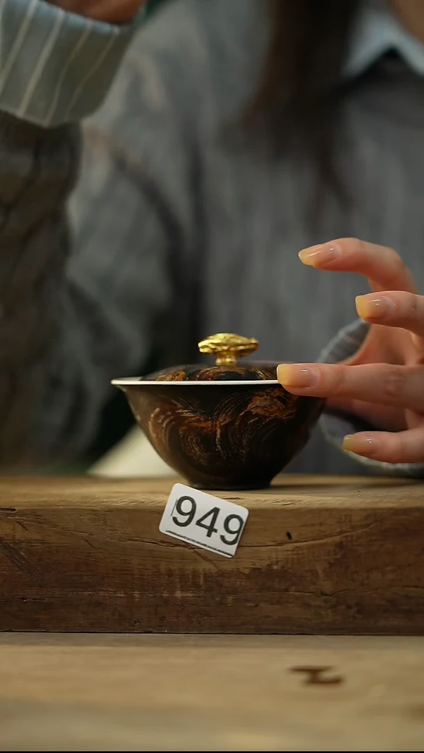 【闪购商品】瓷片新品设计师手作款 大漆手刷系列 小钱