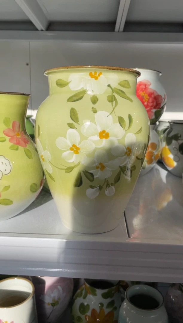 瓶陶手工绘画陶瓷