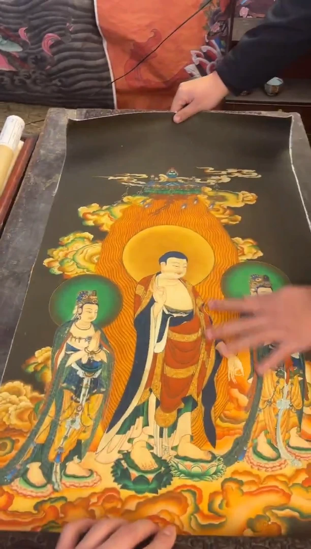 卷轴画大朱画院老六专属AA72