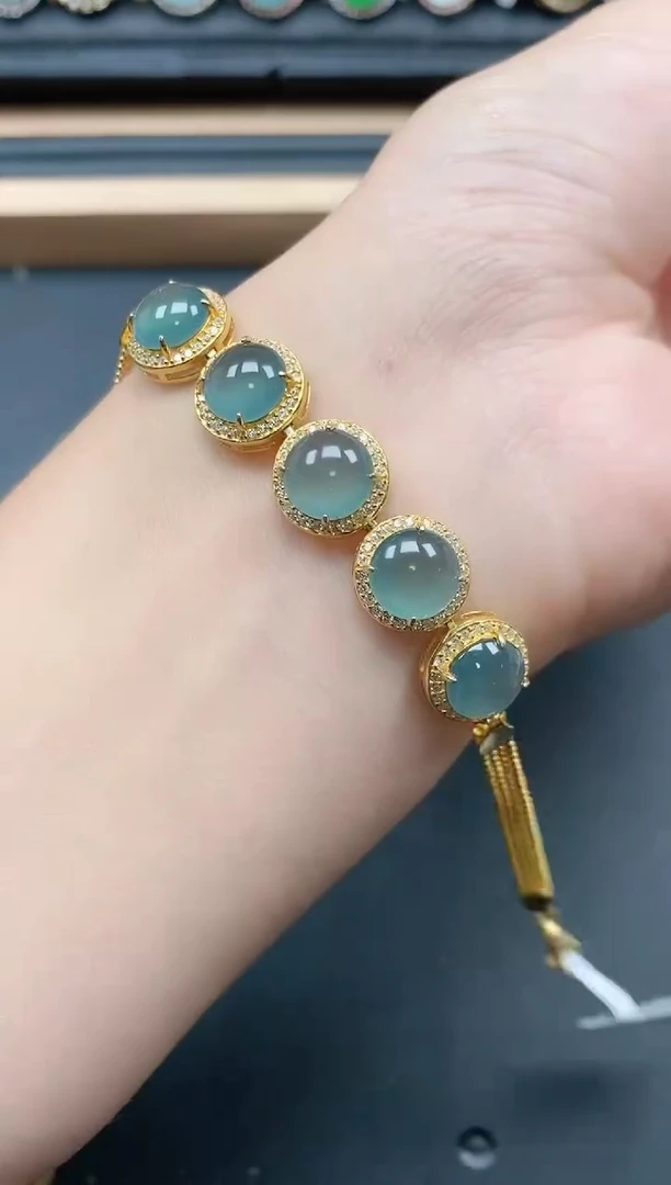 翡翠戒指银S925镶嵌111111