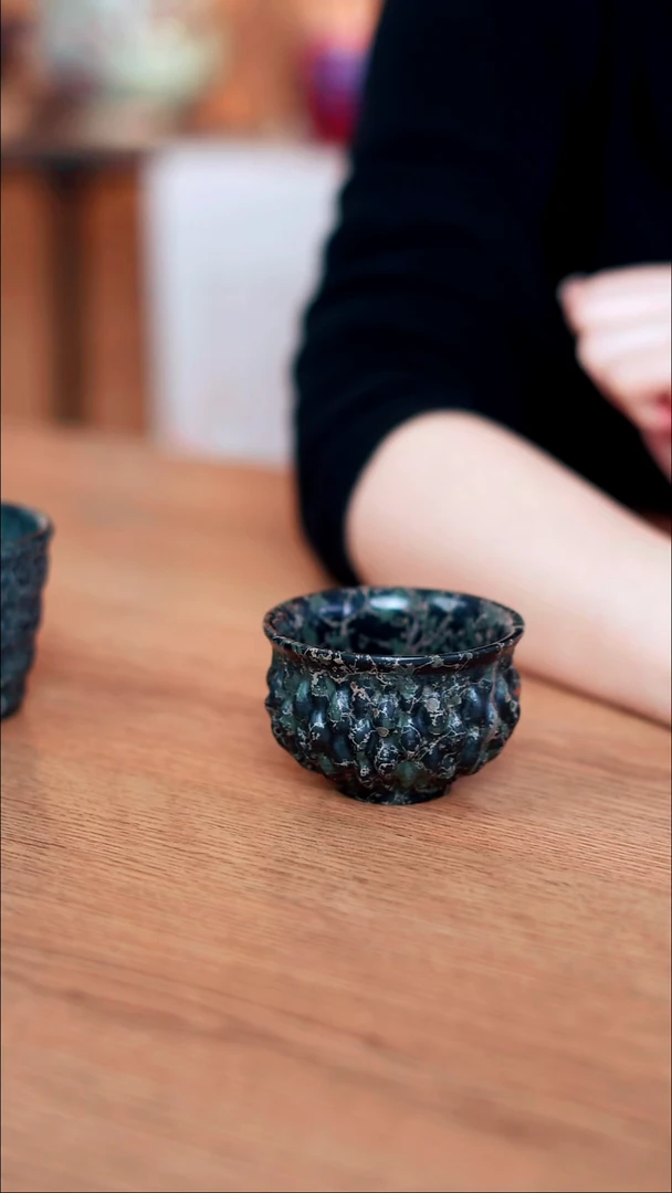 时*寻武记安山玉核桃杯