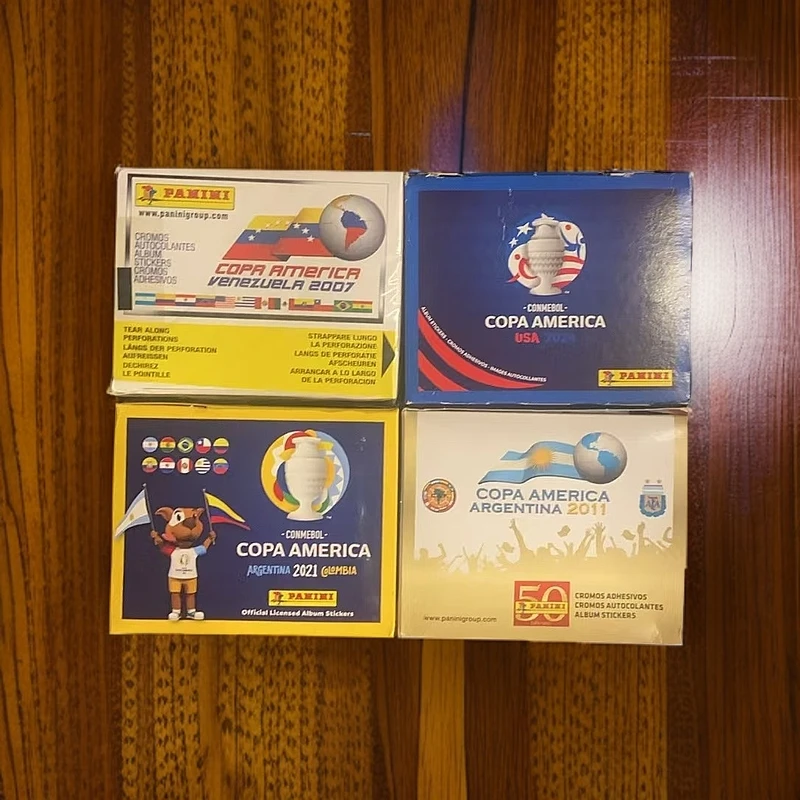 【拆盒】帕尼尼 各个年份美洲杯足球贴纸（包邮）