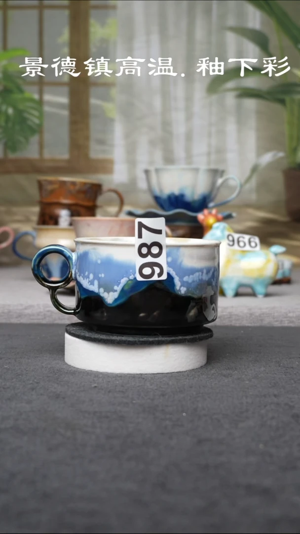 杯子陶987景德镇手工手创系列