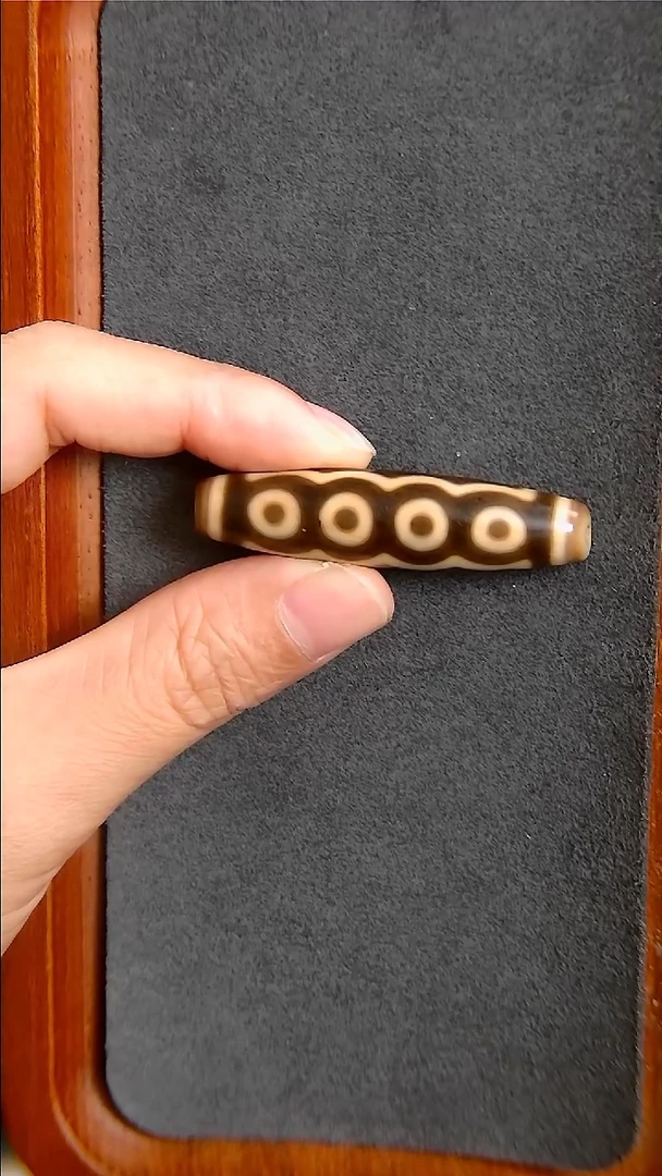 未镶嵌玛瑙/玉髓珠宝半成品上肯全手工七眼天珠12*50