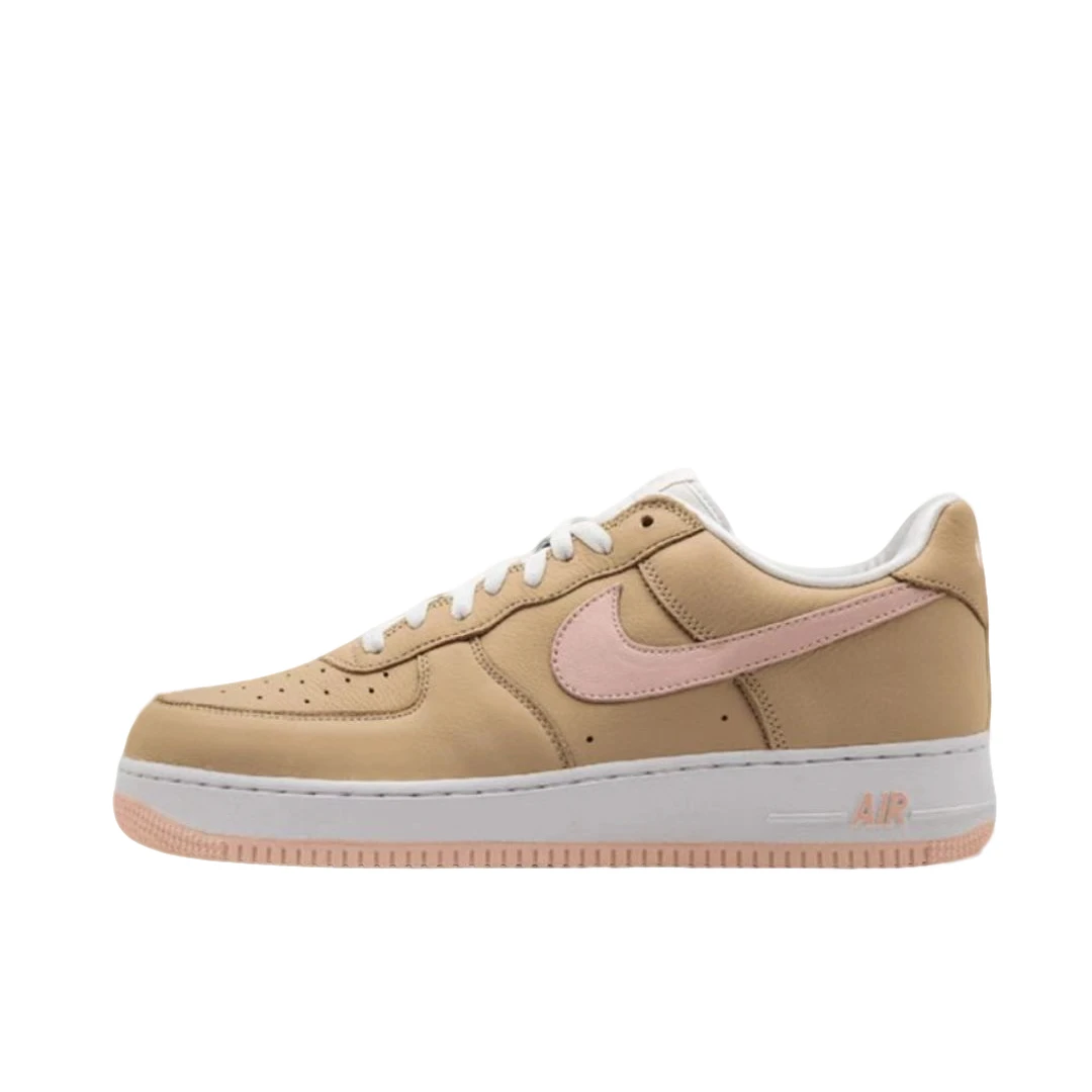 NIKE/耐克 Air Force 1 棕粉AF1经典空军情侣复古板鞋 845053-201