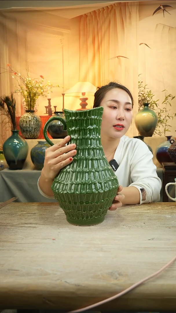 高35口12陶瓷花瓶花器景德镇