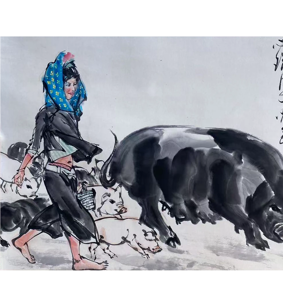 DY13112 人物 纸本 60*43