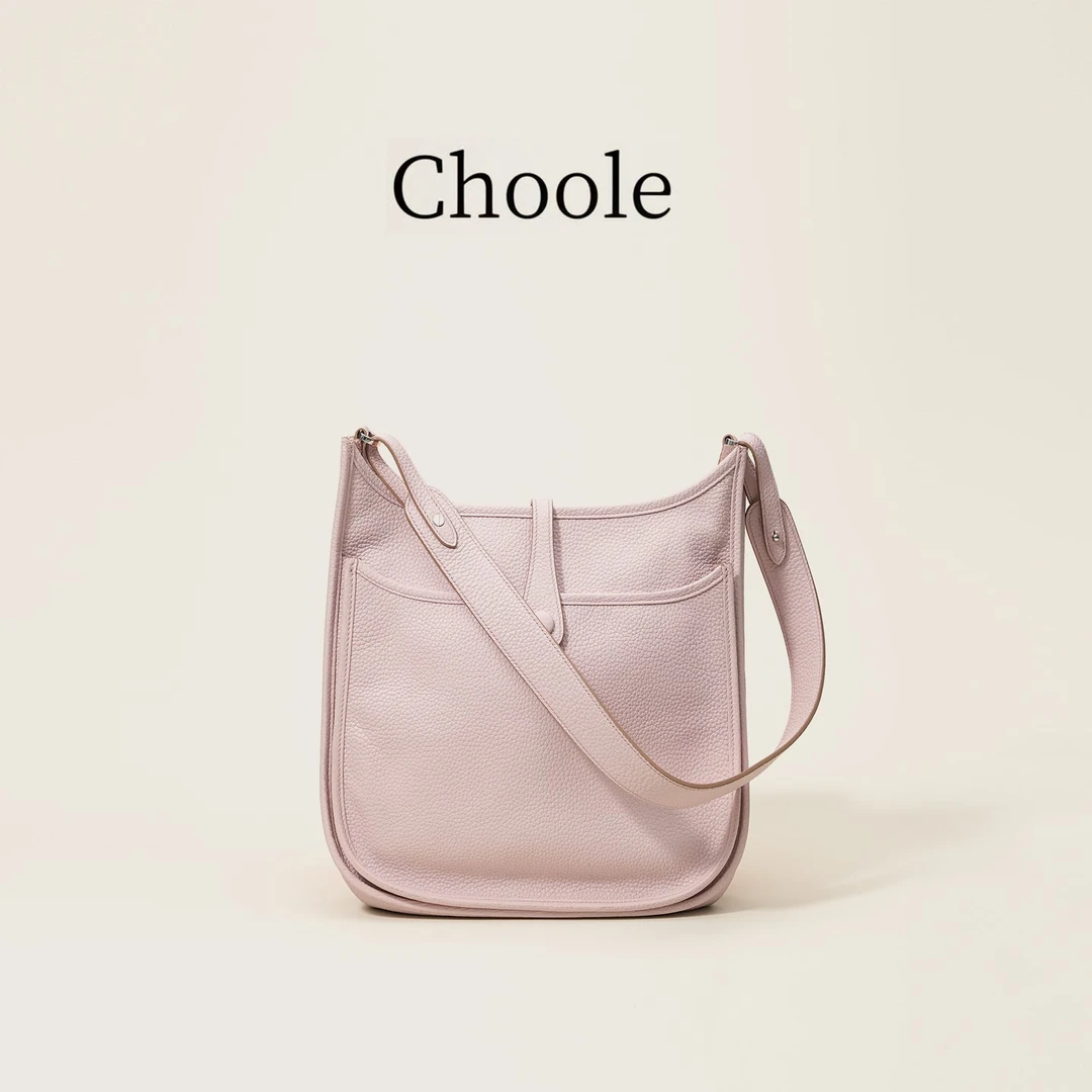 【孤品捡漏-伊芙琳大号】进口皮料单肩斜挎真皮女包No退No换