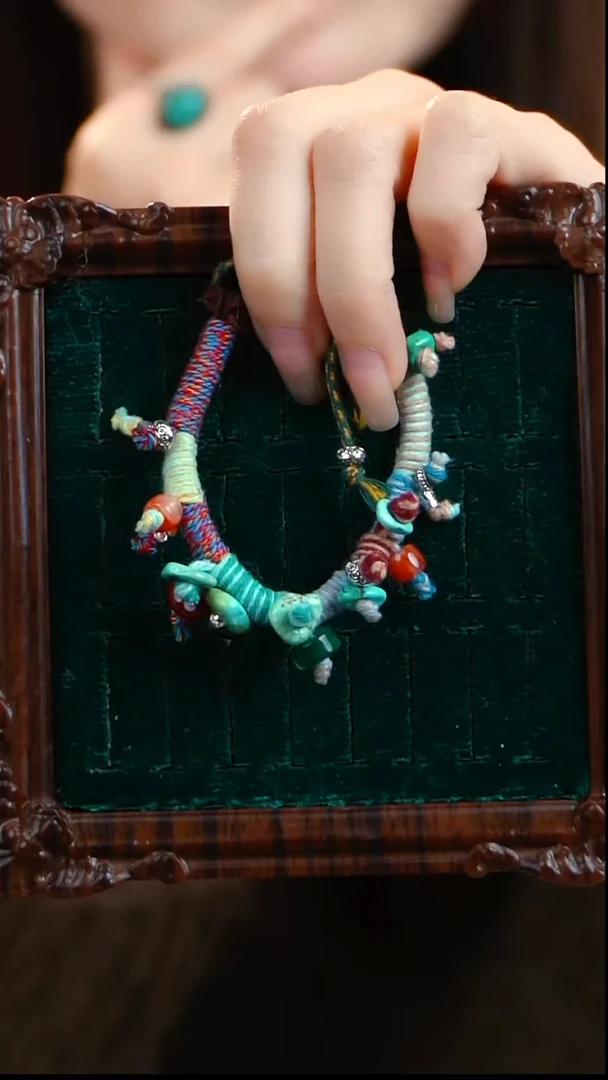 未镶嵌绿松石手串手串