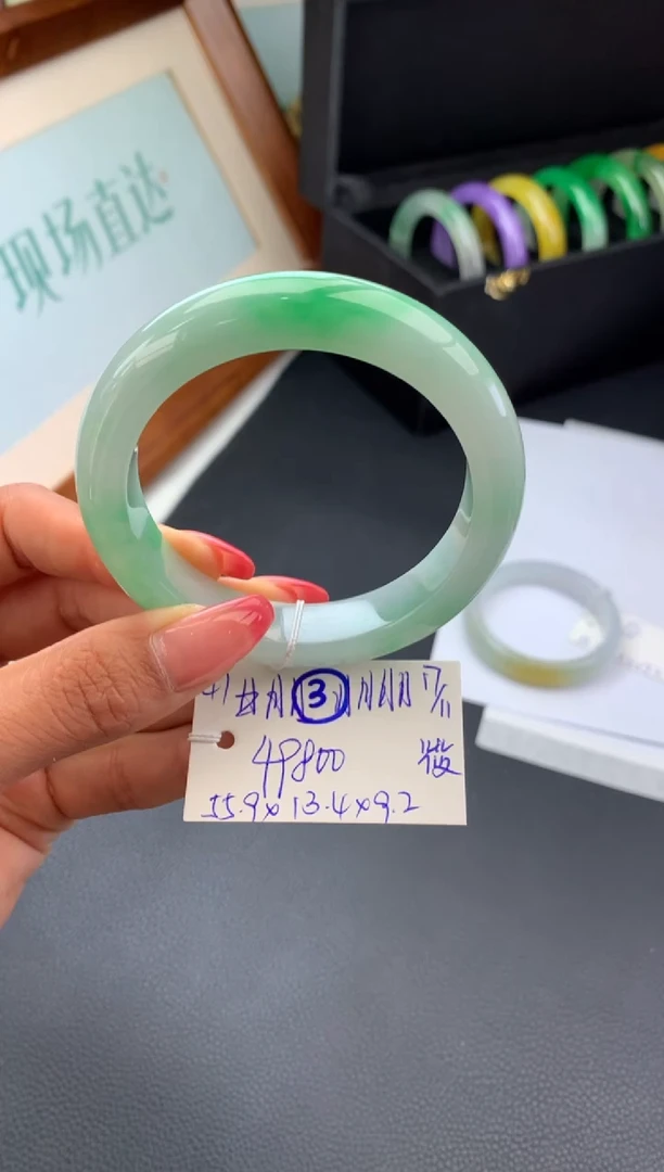 未镶嵌手镯翡翠假一赔三 手镯