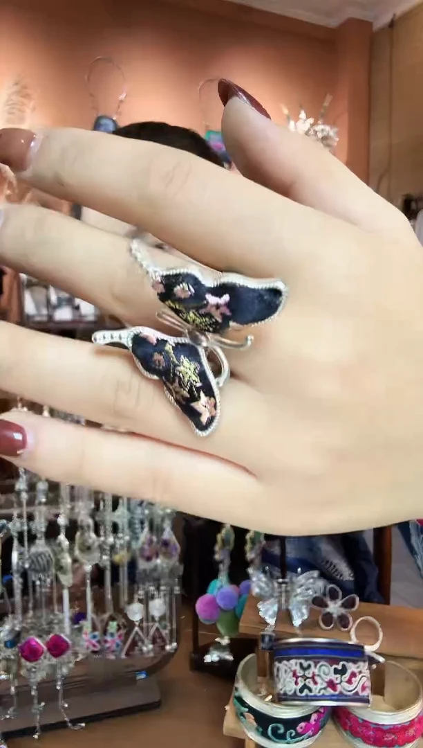 刺绣纯手工民族风戒指