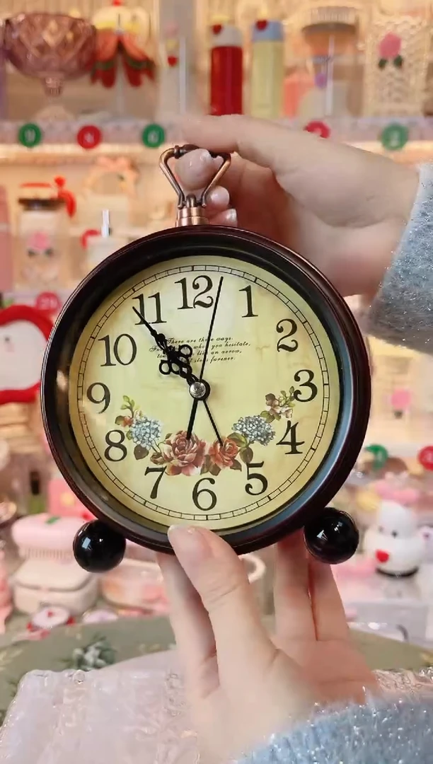 【闪购商品】摆件复古闹钟品质好，发货快，放心拍