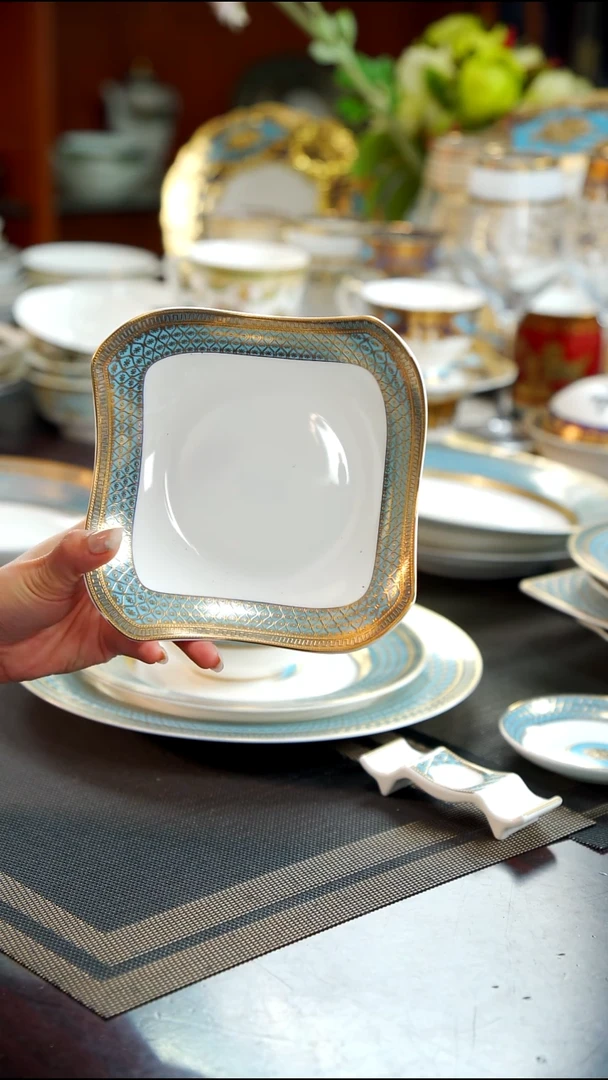 瓷片沙拉碗  2个 福利款