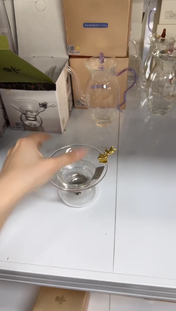 @@禾器晶彩金鱼茶漏