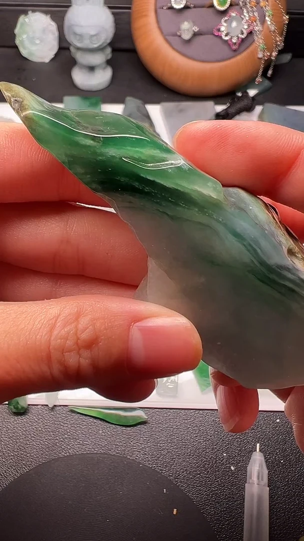 未镶嵌定制翡翠天然缅甸A货翡翠不包工