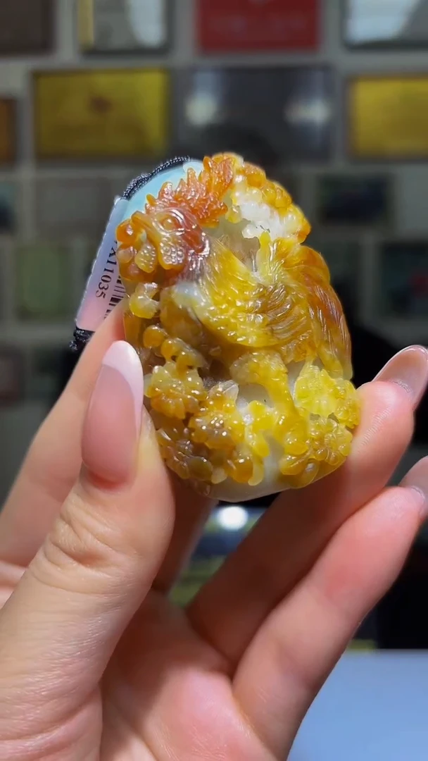 未镶嵌定制翡翠41/1207/Y/鸡