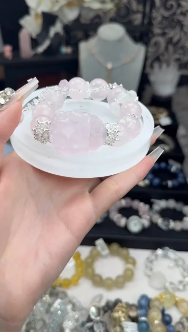 水晶手链未镶嵌天然水晶 多样性发货