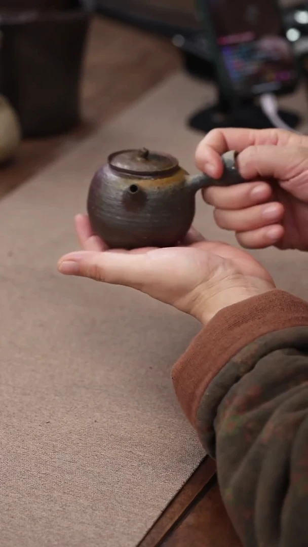 茶壶紫砂归心小侧把