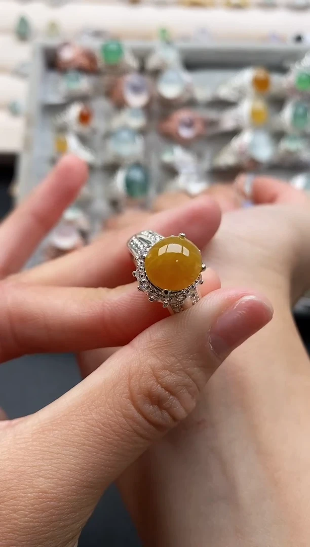 未镶嵌戒指翡翠1111111+1