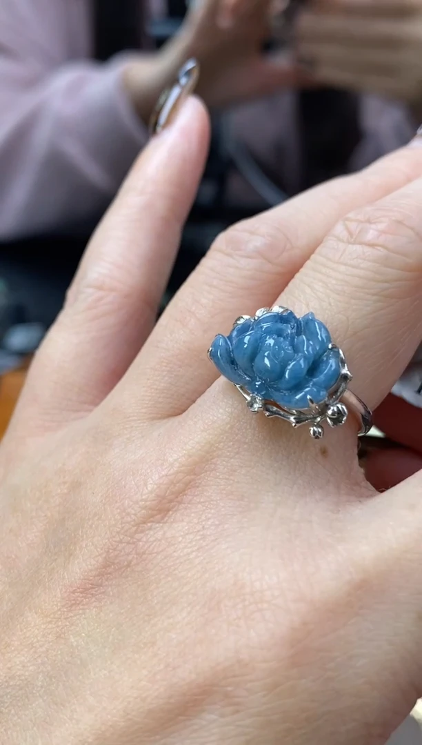 颈饰银S925镶嵌翡翠19551