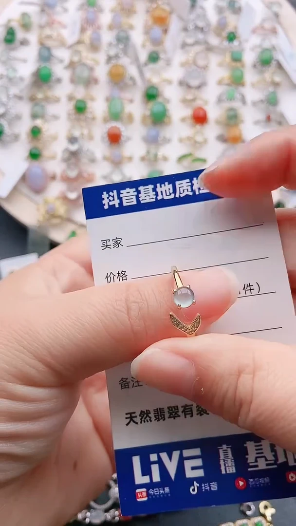 【闪购商品】翡翠耳饰银S925镶嵌1111