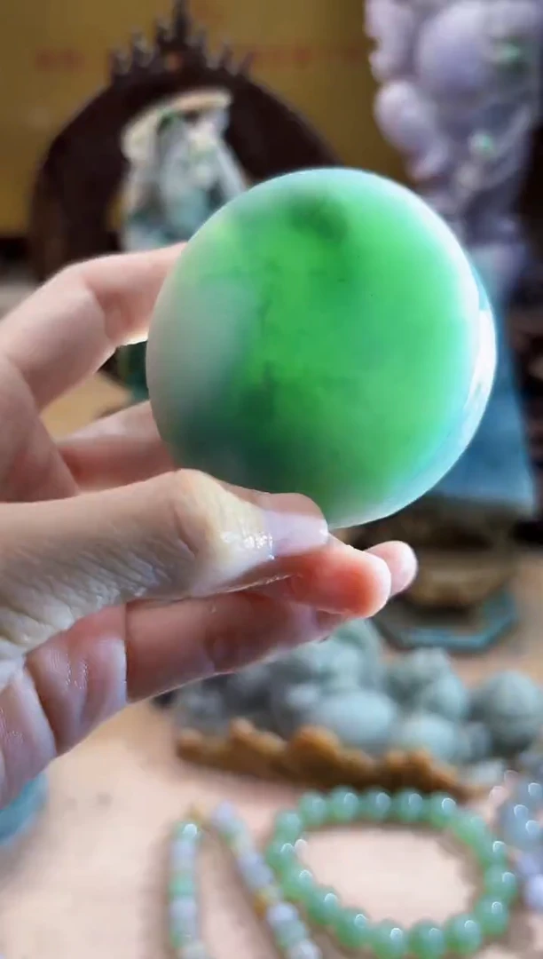 未镶嵌挂件翡翠A货柠优7231