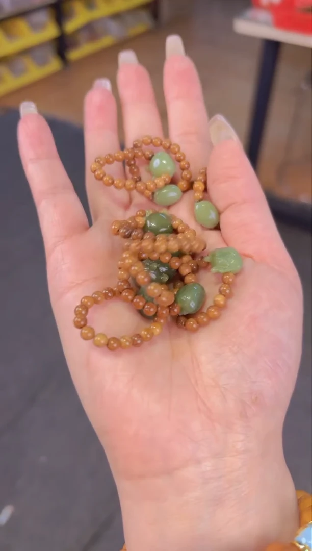 【闪购商品】和田玉（糖玉）颈饰未镶嵌   库克和田碧玉小龙人戒指