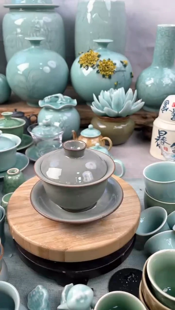 【闪购商品】特价 微瑕 慧仙青瓷