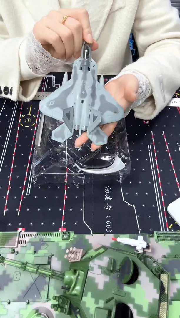 1/100合金飞机模型F22