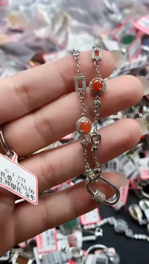 银S925镶嵌戒指翡翠天然A货缅甸翡翠