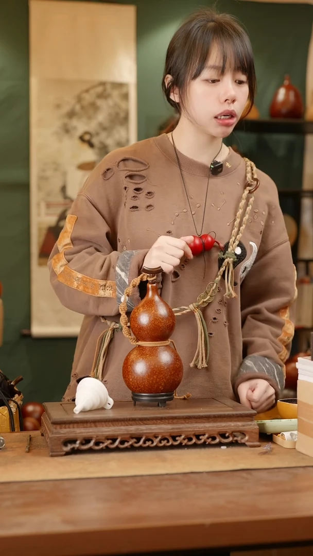 91号精品天然大漆酒葫芦一物一拍~