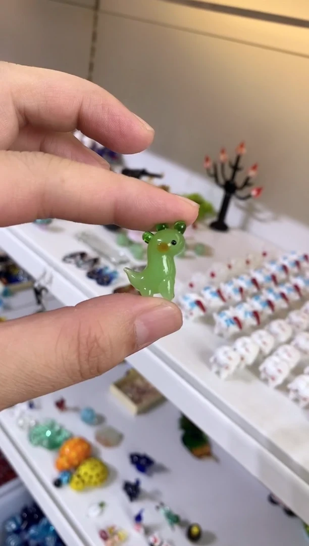 琉璃手工艺品小恐龙
