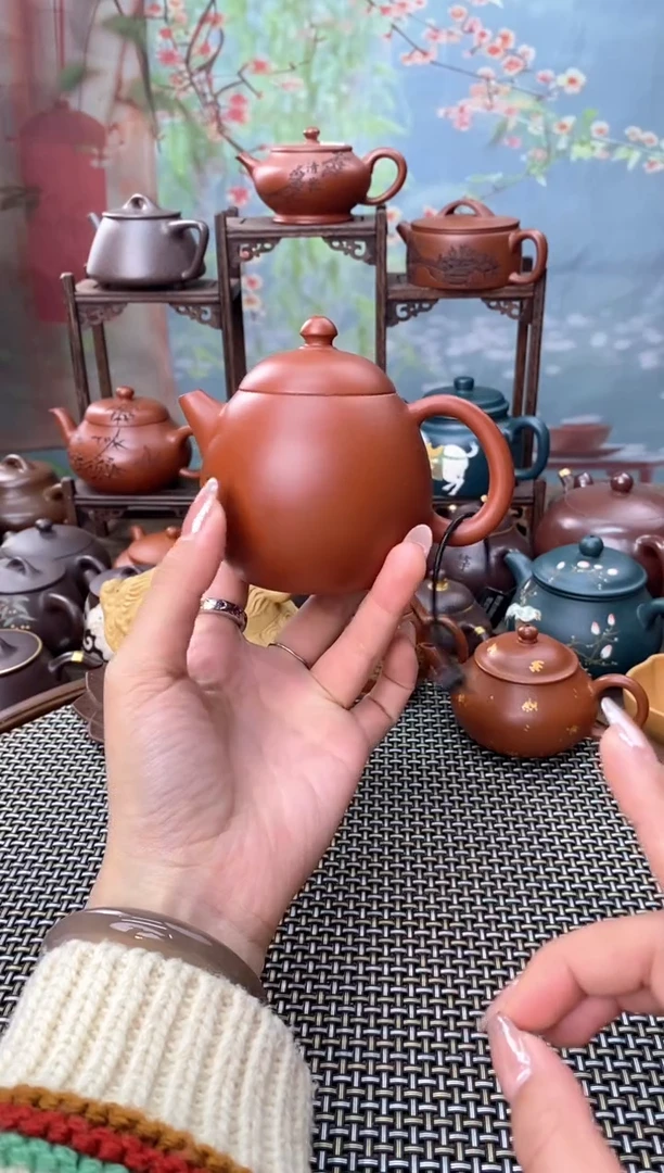 茶壶紫砂朱泥龙蛋