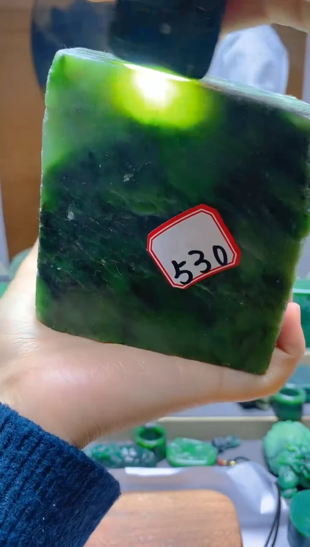【闪购商品】和田玉（碧玉）珠宝半成品未镶嵌1
