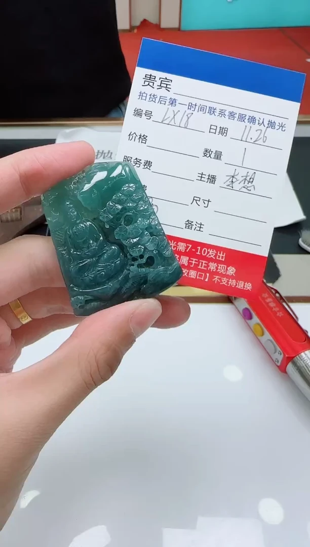 颈饰未镶嵌翡翠LX18翡翠吊坠-多样性发其一