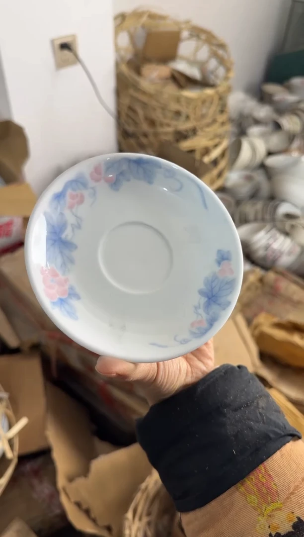 【闪购商品】摆件碗盘杯13厘米微瑕介意勿拍