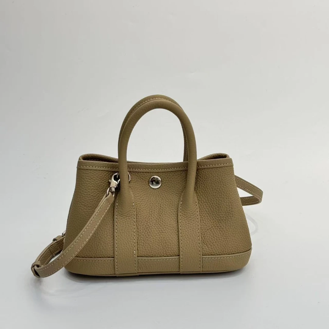 【芝麻集】XKY-6986-杏色RAIN.CUN新款简约腋下斜跨轻奢女包