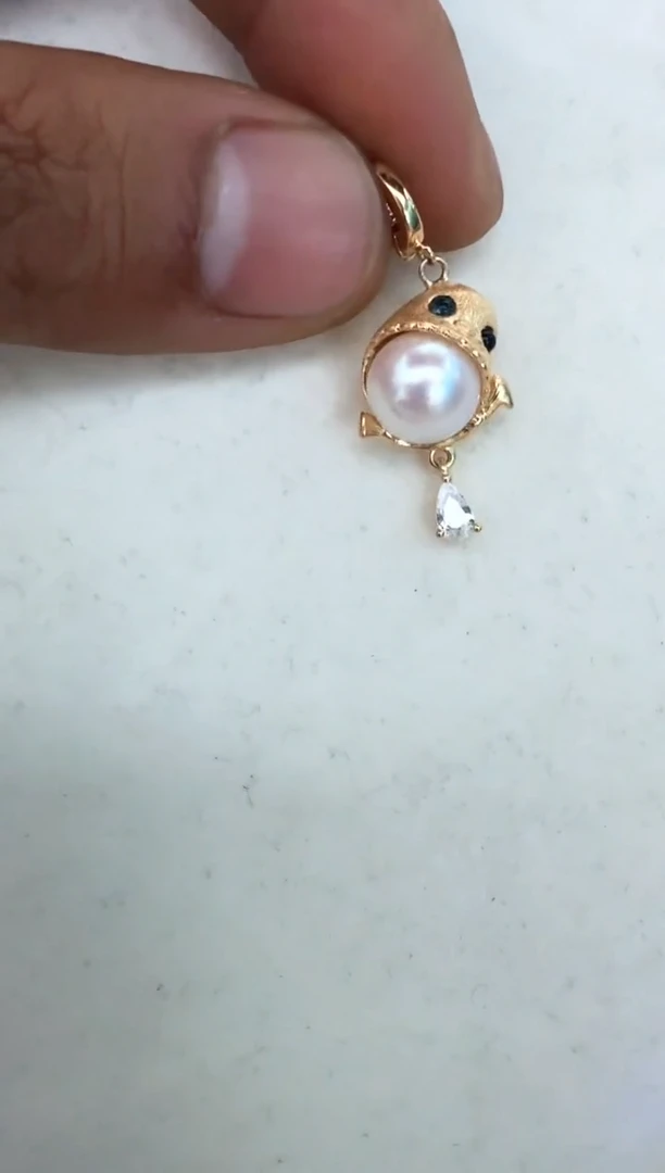 【闪购商品】海水珍珠颈饰银S925镶嵌吊坠