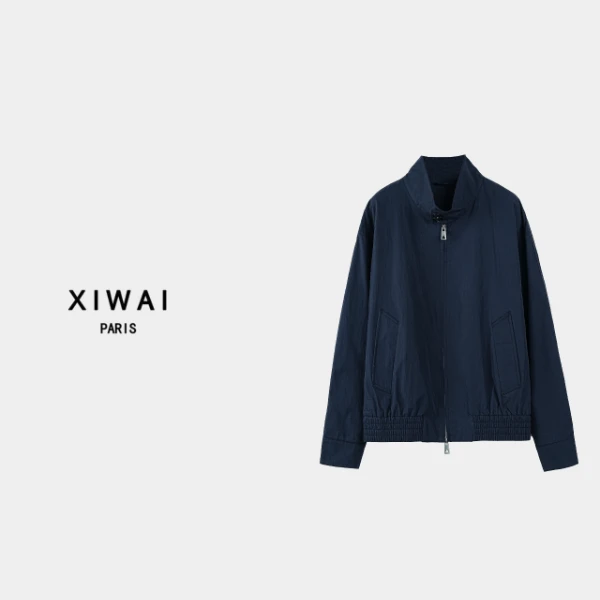 高级男装 春季新品25s男士休闲立领夹克外套简约经典时尚 8812