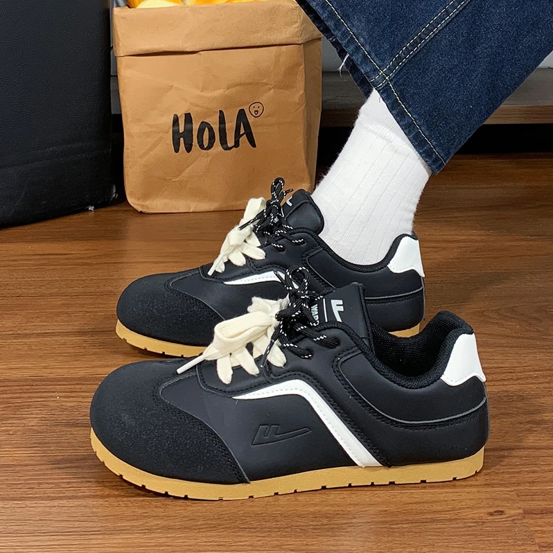 回力女鞋复古德训鞋女款2025新款爆款小众百搭休闲平底板鞋小白鞋