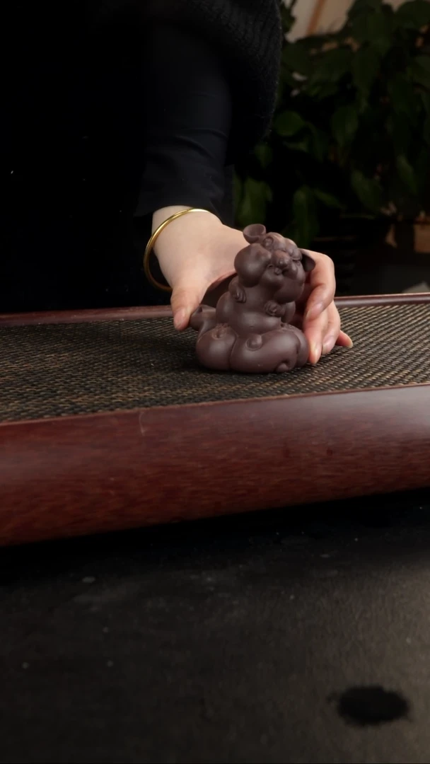 【闪购商品】紫砂茶杯微瑕灵子兽