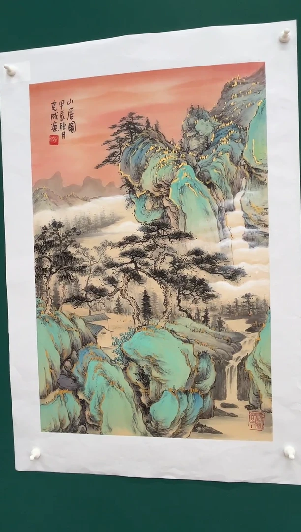 国画李克成-国画-山水