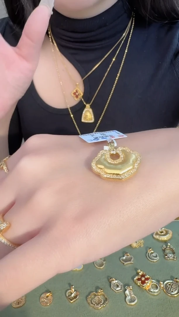 如意锁吊坠1.92 （附带礼盒包装）