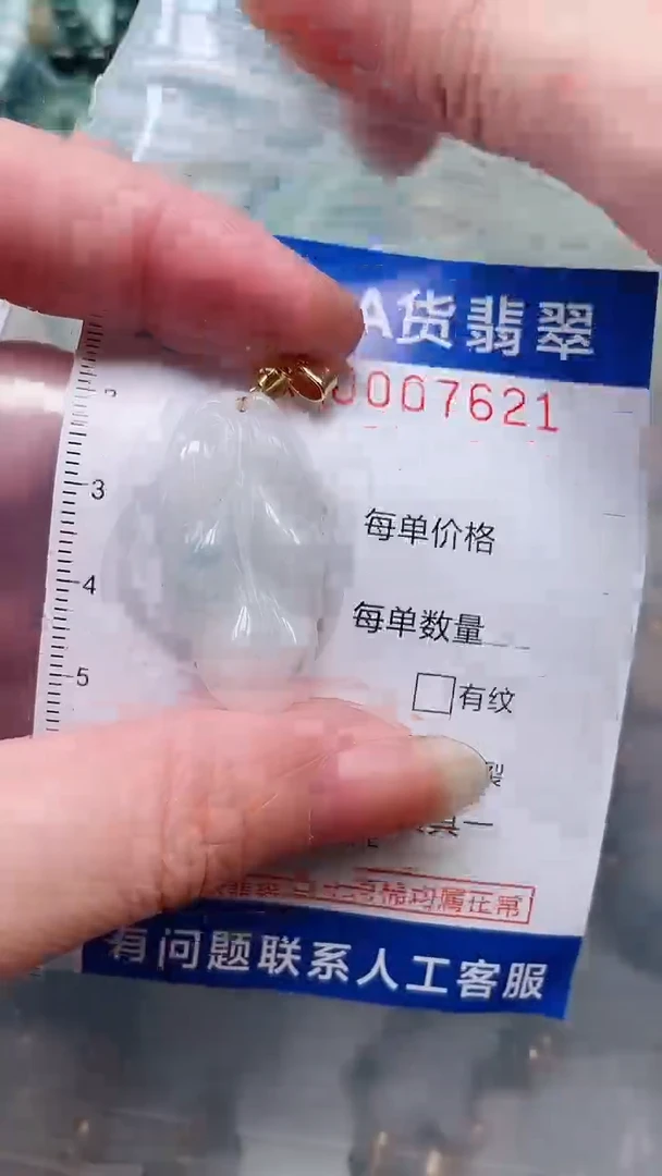 翡翠未镶嵌吊坠(不含链)1