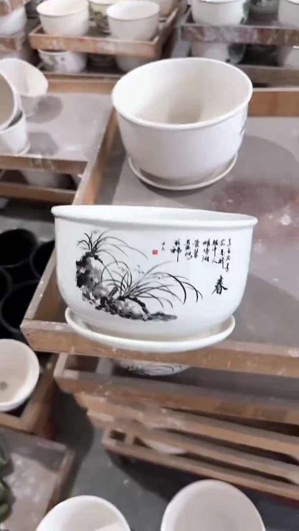 高温陶瓷花盆+E26