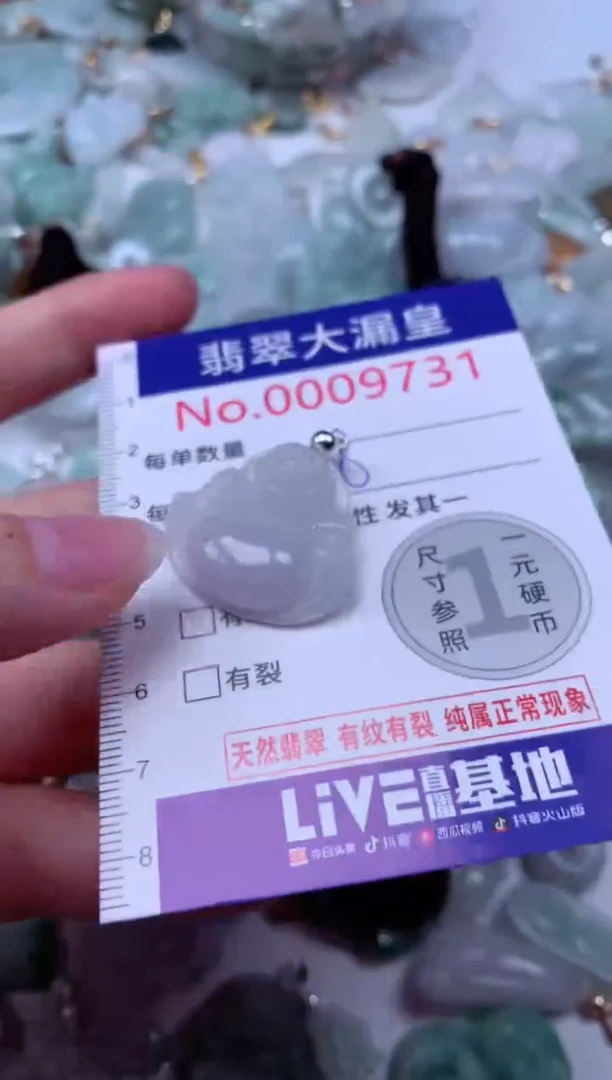 吊坠(不含链)未镶嵌翡翠9731